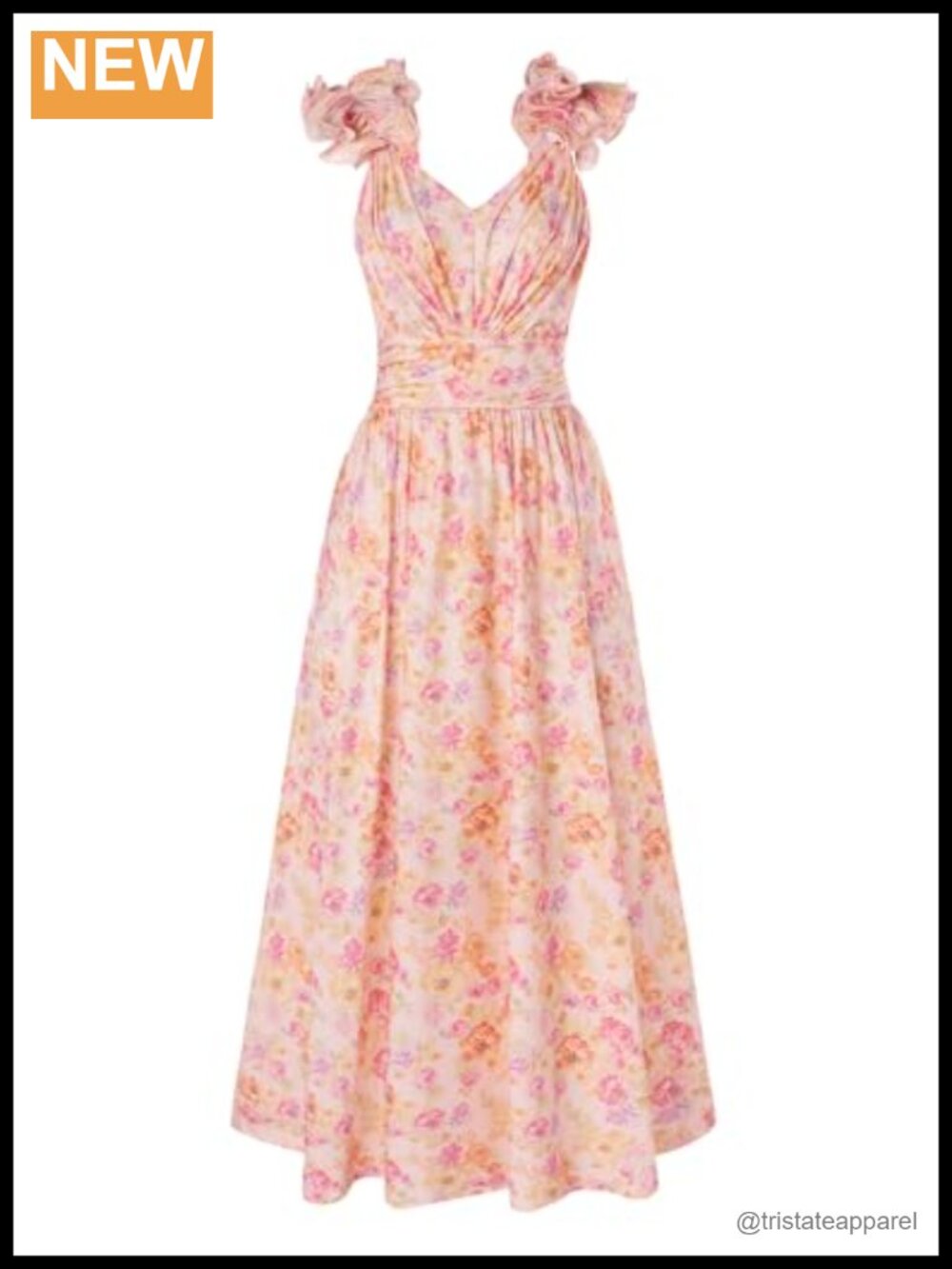 Women's Floral Maxi Dress Sleeveless A-Line Smocked Back Casual Summer